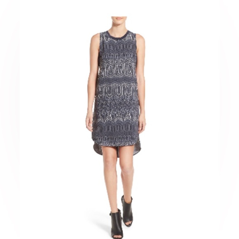 Trouvé Banded High/Low Shift Dress (S)